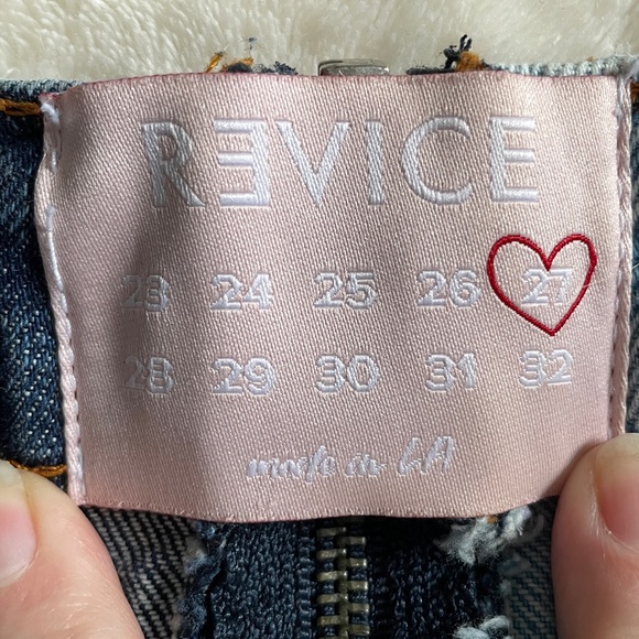 Revice brand denim - made in USA Size 27 Unique look, - Picture 5 of 6